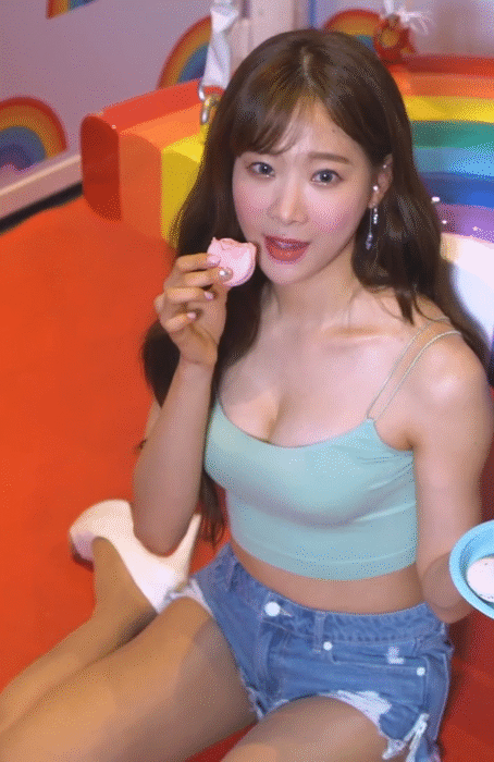 김한나 치어리더 맥심 촬영 현장 이미지 #1