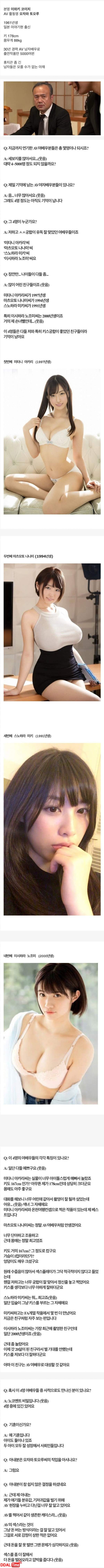 AV배우들과 사적으로 만나는 60대 할배 이미지 #1